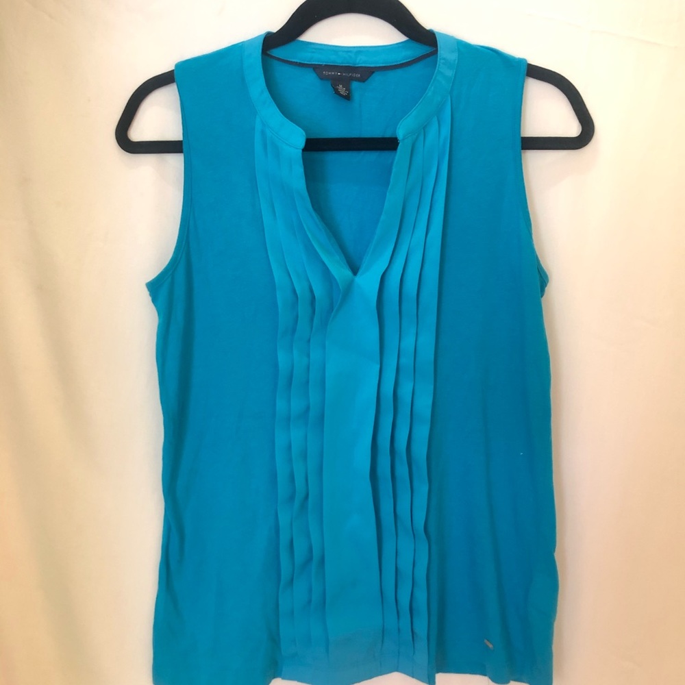 Tommy Hilfiger pleated  Vneck top